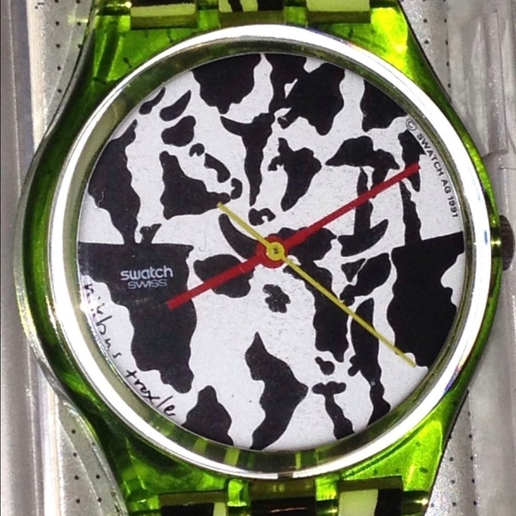 1991 SWATCH WATCH Fläck GZ 117 - Picture 1 of 8